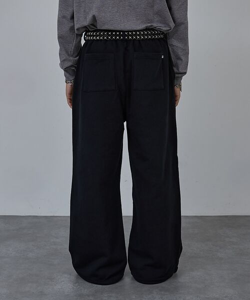 ABAHOUSE / アバハウス パンツ | 【AH ABAHOUSE】ワイドバギー スウェットパンツ / セットアップ対応 | 詳細11