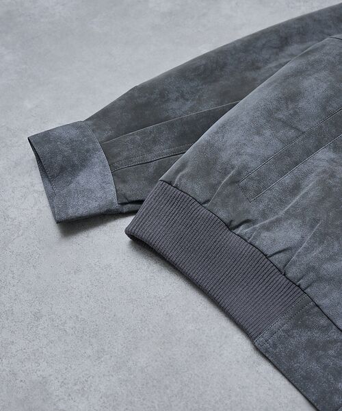 ABAHOUSE / アバハウス ブルゾン | 【AH ABAHOUSE】クロップド ネオレザー A-2ジャケット | 詳細11