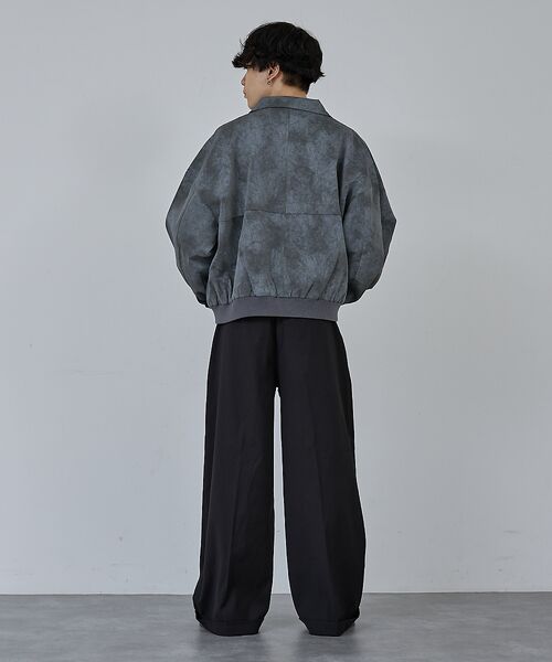 ABAHOUSE / アバハウス ブルゾン | 【AH ABAHOUSE】クロップド ネオレザー A-2ジャケット | 詳細5