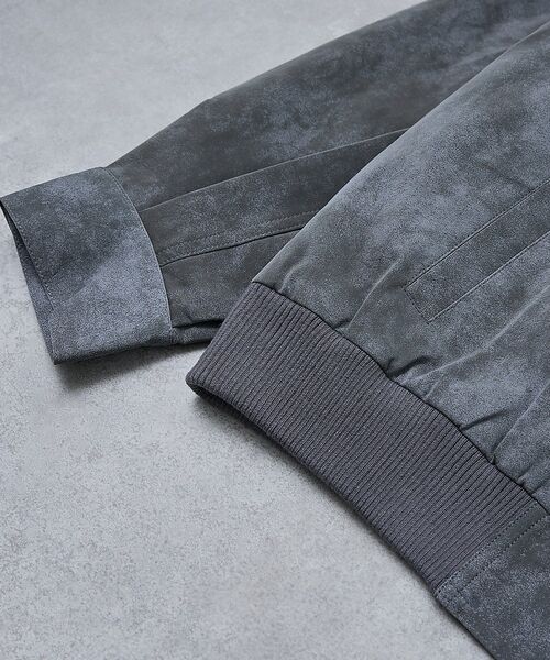 ABAHOUSE / アバハウス ブルゾン | 【AH ABAHOUSE】クロップド ネオレザー A-2ジャケット | 詳細28