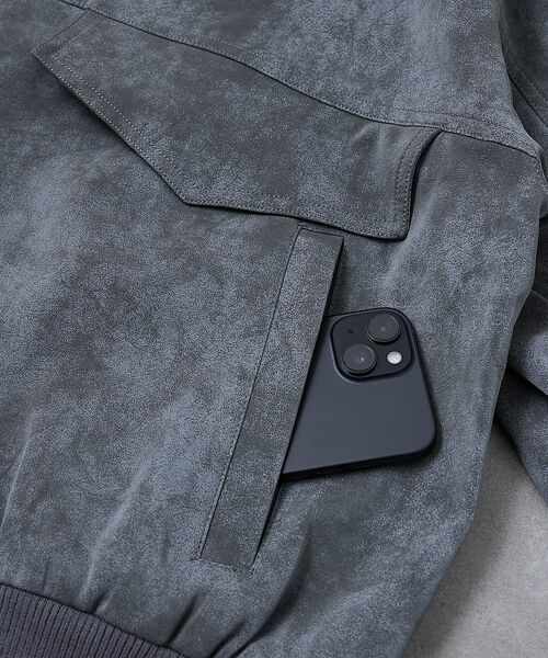 ABAHOUSE / アバハウス ブルゾン | 【AH ABAHOUSE】クロップド ネオレザー A-2ジャケット | 詳細29