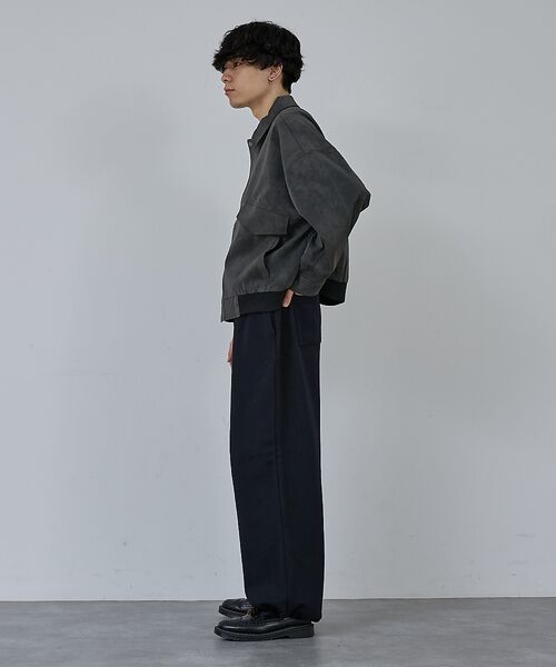 ABAHOUSE / アバハウス ブルゾン | 【AH ABAHOUSE】クロップド ネオレザー A-2ジャケット | 詳細21