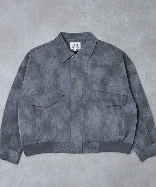 ABAHOUSE / アバハウス ブルゾン | 【AH ABAHOUSE】クロップド ネオレザー A-2ジャケット | 詳細24