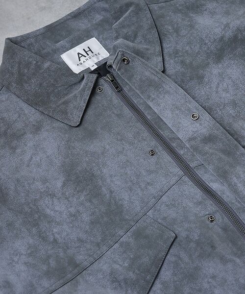 ABAHOUSE / アバハウス ブルゾン | 【AH ABAHOUSE】クロップド ネオレザー A-2ジャケット | 詳細26