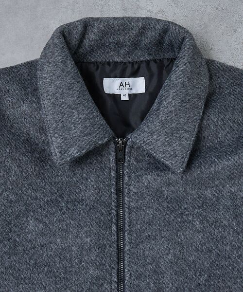 ABAHOUSE / アバハウス ブルゾン | 【AH ABAHOUSE】クロップド ダブルジップアップ シャギーブルゾン | 詳細8