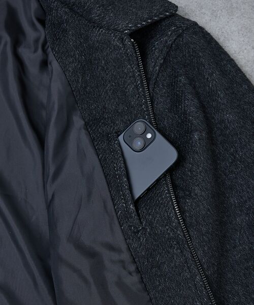 ABAHOUSE / アバハウス ブルゾン | 【AH ABAHOUSE】クロップド ダブルジップアップ シャギーブルゾン | 詳細19