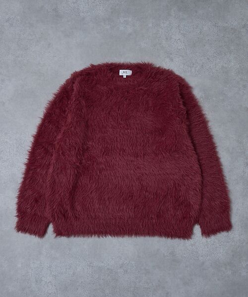 ABAHOUSE / アバハウス ニット・セーター | 【AH ABAHOUSE】ロングシャギー クルーネックニット | 詳細9