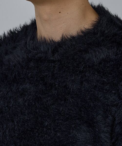 ABAHOUSE / アバハウス ニット・セーター | 【AH ABAHOUSE】ロングシャギー クルーネックニット | 詳細20