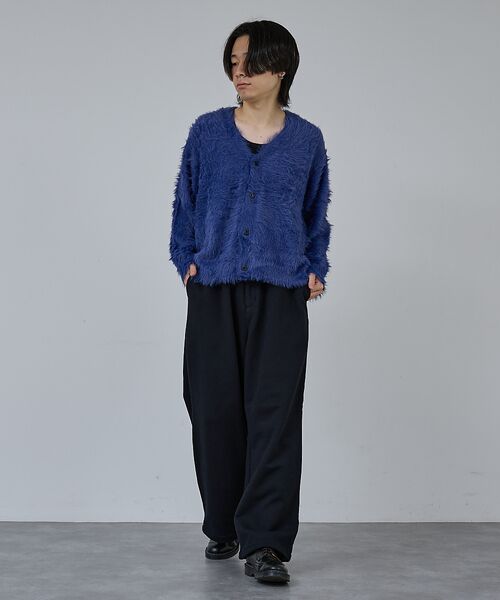 ABAHOUSE / アバハウス カーディガン・ボレロ | 【AH ABAHOUSE】ロングシャギー ニットカーディガン | 詳細2
