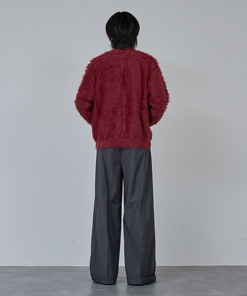 ABAHOUSE / アバハウス カーディガン・ボレロ | 【AH ABAHOUSE】ロングシャギー ニットカーディガン | 詳細8