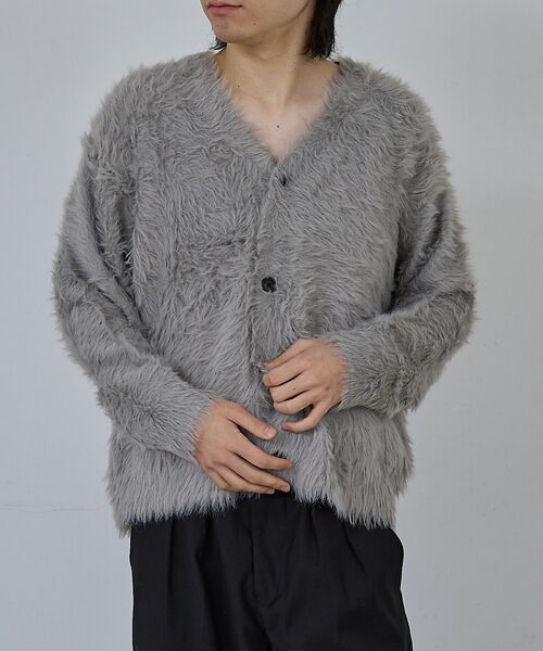 ABAHOUSE / アバハウス カーディガン・ボレロ | 【AH ABAHOUSE】ロングシャギー ニットカーディガン | 詳細12