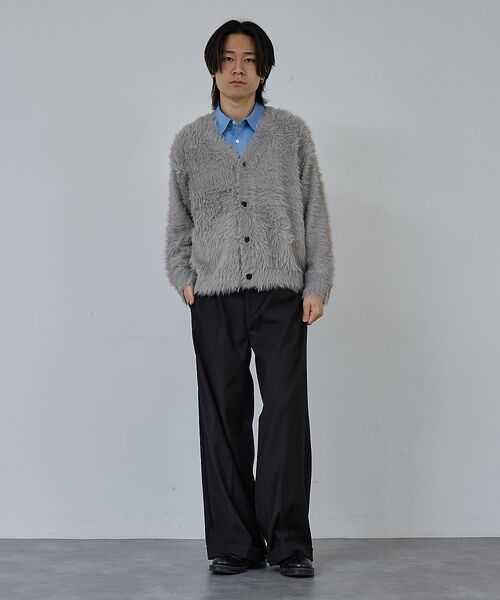 ABAHOUSE / アバハウス カーディガン・ボレロ | 【AH ABAHOUSE】ロングシャギー ニットカーディガン | 詳細13