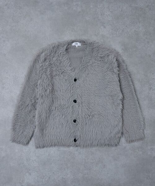 ABAHOUSE / アバハウス カーディガン・ボレロ | 【AH ABAHOUSE】ロングシャギー ニットカーディガン | 詳細14