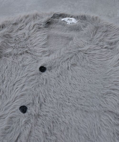 ABAHOUSE / アバハウス カーディガン・ボレロ | 【AH ABAHOUSE】ロングシャギー ニットカーディガン | 詳細15