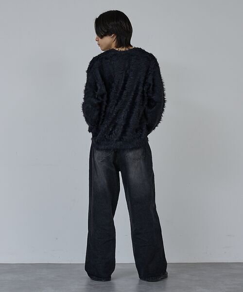 ABAHOUSE / アバハウス カーディガン・ボレロ | 【AH ABAHOUSE】ロングシャギー ニットカーディガン | 詳細23
