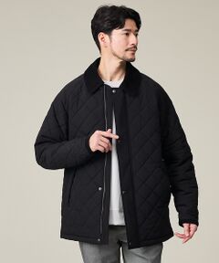 ABAHOUSE / アバハウス ブルゾン | 【コーデュロイ襟】ラグラン 中綿キルティング ジャケット