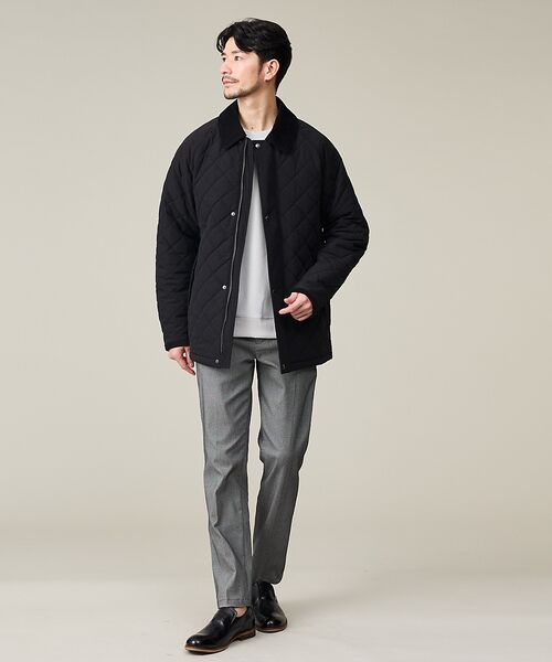 ABAHOUSE / アバハウス ブルゾン | 【コーデュロイ襟】ラグラン 中綿キルティング ジャケット | 詳細17
