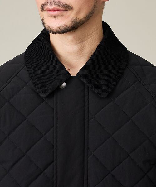 ABAHOUSE / アバハウス ブルゾン | 【コーデュロイ襟】ラグラン 中綿キルティング ジャケット | 詳細8