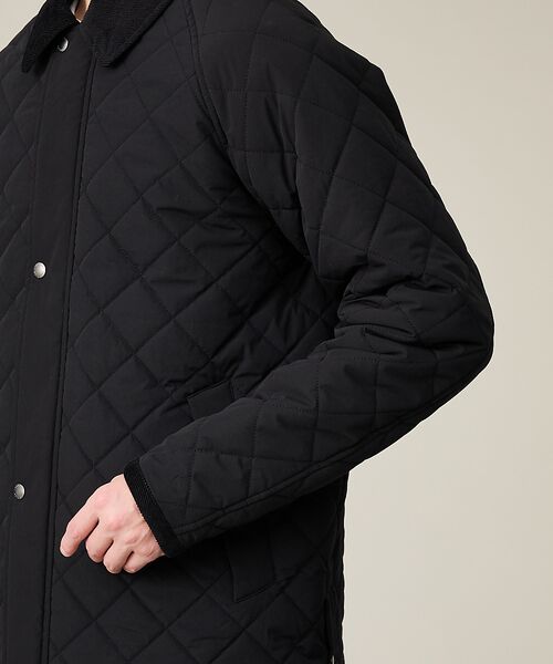 ABAHOUSE / アバハウス ブルゾン | 【コーデュロイ襟】ラグラン 中綿キルティング ジャケット | 詳細9