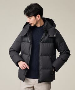 ABAHOUSE / アバハウス ダウンジャケット・ベスト | 【700FP】レザーライクコンビ ダウンジャケット