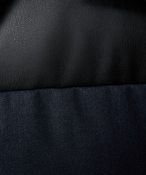 ABAHOUSE / アバハウス ダウンジャケット・ベスト | 【700FP】レザーライクコンビ ダウンジャケット | 詳細2