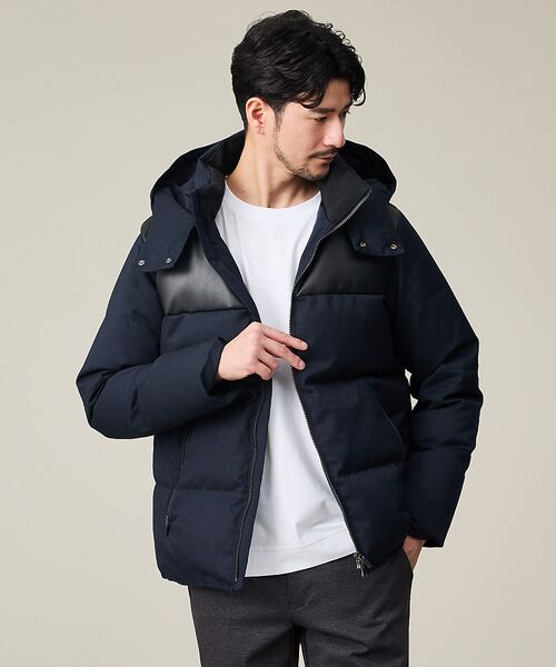 ABAHOUSE / アバハウス ダウンジャケット・ベスト | 【700FP】レザーライクコンビ ダウンジャケット | 詳細6