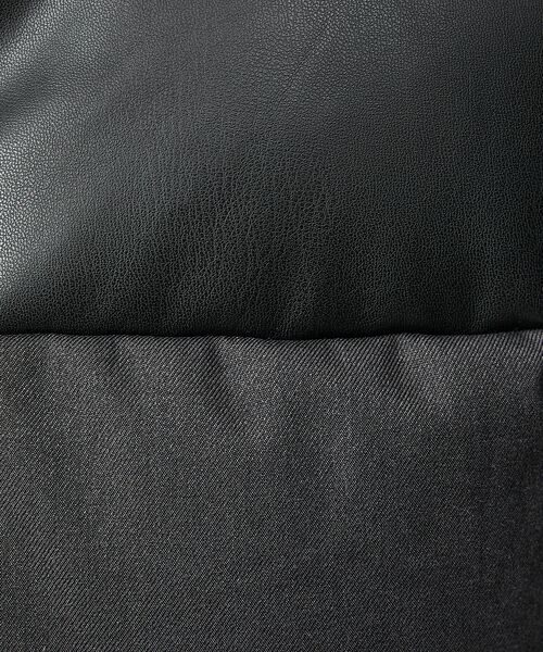 ABAHOUSE / アバハウス ダウンジャケット・ベスト | 【700FP】レザーライクコンビ ダウンジャケット | 詳細8
