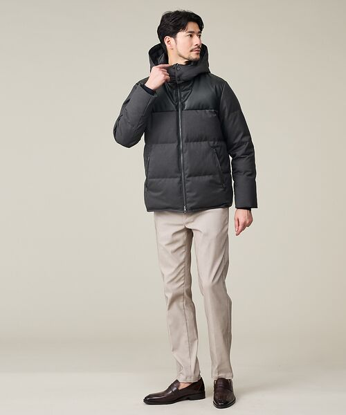 ABAHOUSE / アバハウス ダウンジャケット・ベスト | 【700FP】レザーライクコンビ ダウンジャケット | 詳細11