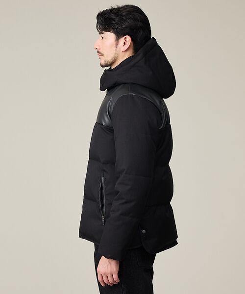 ABAHOUSE / アバハウス ダウンジャケット・ベスト | 【700FP】レザーライクコンビ ダウンジャケット | 詳細12