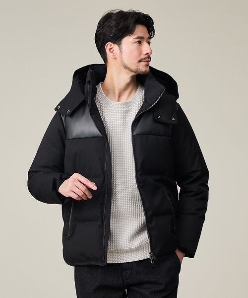 ABAHOUSE / アバハウス ダウンジャケット・ベスト | 【700FP】レザーライクコンビ ダウンジャケット | 詳細22