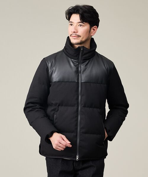 ABAHOUSE / アバハウス ダウンジャケット・ベスト | 【700FP】レザーライクコンビ ダウンジャケット | 詳細24