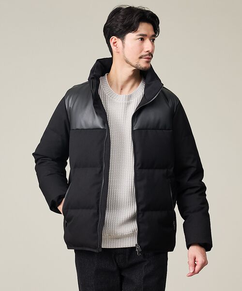 ABAHOUSE / アバハウス ダウンジャケット・ベスト | 【700FP】レザーライクコンビ ダウンジャケット | 詳細26