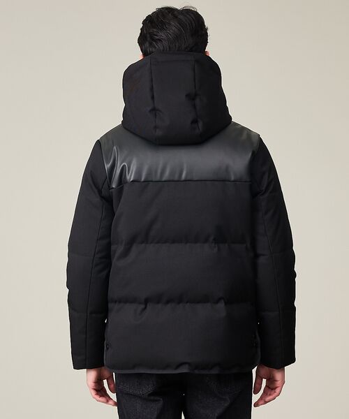 ABAHOUSE / アバハウス ダウンジャケット・ベスト | 【700FP】レザーライクコンビ ダウンジャケット | 詳細13