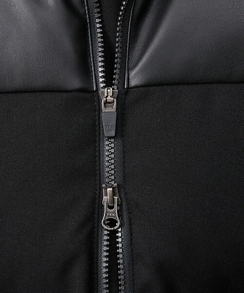 ABAHOUSE / アバハウス ダウンジャケット・ベスト | 【700FP】レザーライクコンビ ダウンジャケット | 詳細19