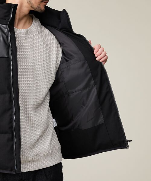 ABAHOUSE / アバハウス ダウンジャケット・ベスト | 【700FP】レザーライクコンビ ダウンジャケット | 詳細20
