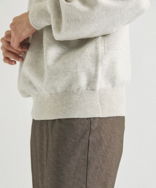 ABAHOUSE / アバハウス ニット・セーター | スウェットライク ロゴニット プルオーバー【予約】 | 詳細4