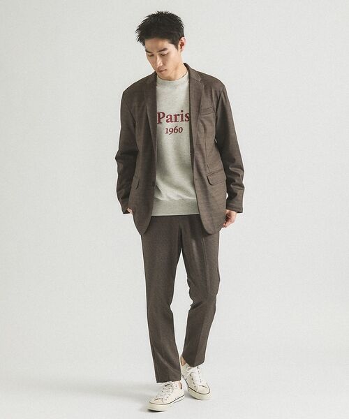 ABAHOUSE / アバハウス ニット・セーター | スウェットライク ロゴニット プルオーバー【予約】 | 詳細7