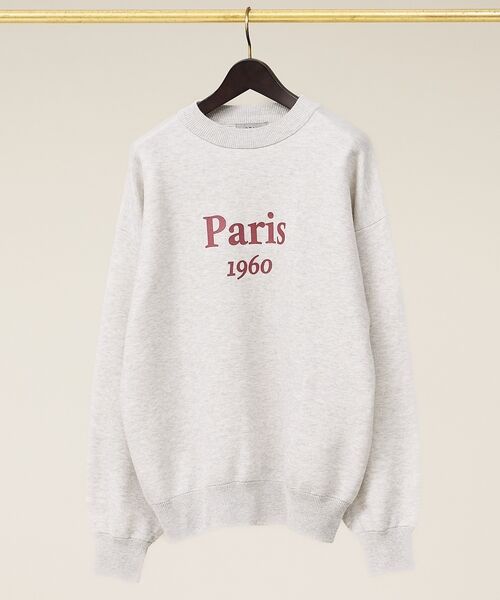 ABAHOUSE / アバハウス ニット・セーター | スウェットライク ロゴニット プルオーバー【予約】 | 詳細8