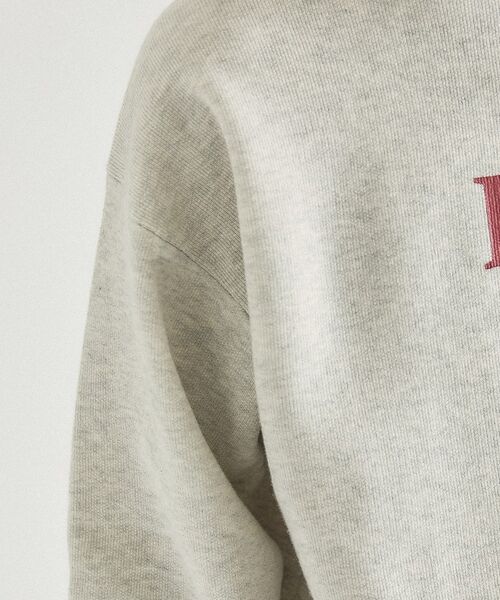 ABAHOUSE / アバハウス ニット・セーター | スウェットライク ロゴニット プルオーバー【予約】 | 詳細5