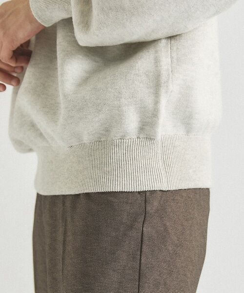ABAHOUSE / アバハウス ニット・セーター | スウェットライク ロゴニット プルオーバー【予約】 | 詳細7