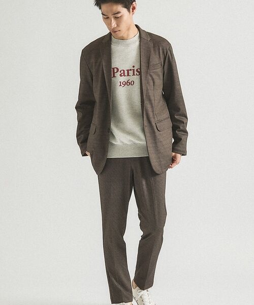 ABAHOUSE / アバハウス ニット・セーター | スウェットライク ロゴニット プルオーバー【予約】 | 詳細8