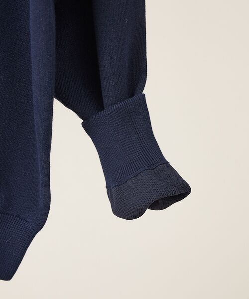 ABAHOUSE / アバハウス ニット・セーター | スウェットライク ロゴニット プルオーバー【予約】 | 詳細25