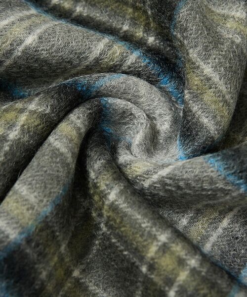 ABAHOUSE / アバハウス マフラー・ショール・スヌード・ストール | 【カシミヤ100％】チェック柄 マフラー 60×180 | 詳細1