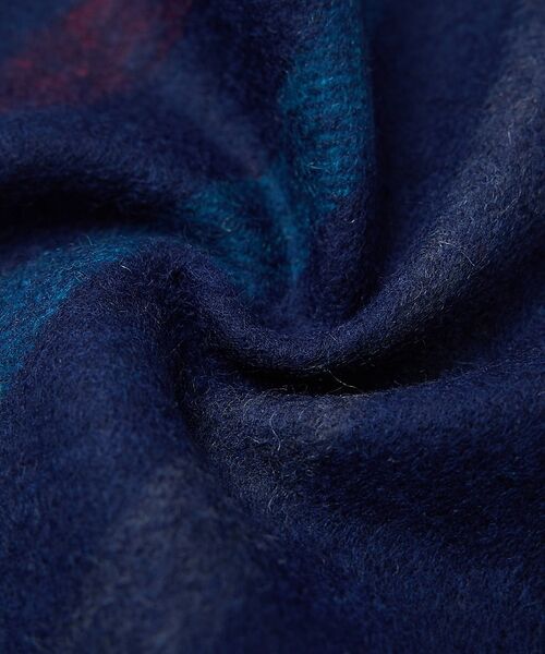 ABAHOUSE / アバハウス マフラー・ショール・スヌード・ストール | チェック＆ストライプ　ウールマフラー | 詳細7