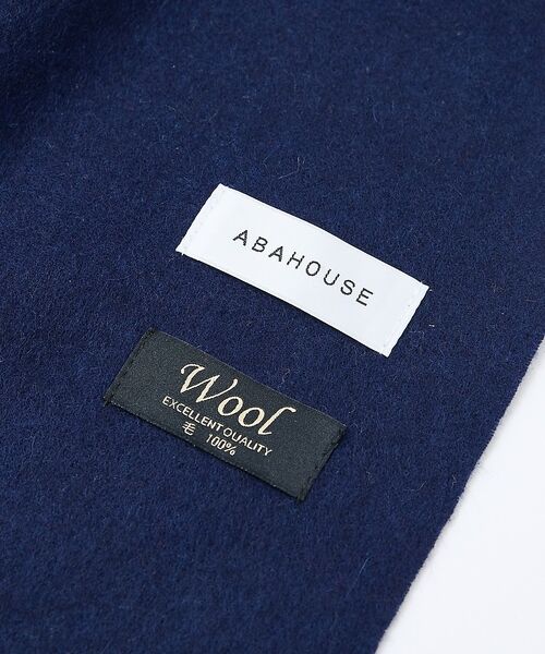 ABAHOUSE / アバハウス マフラー・ショール・スヌード・ストール | チェック＆ストライプ　ウールマフラー | 詳細9