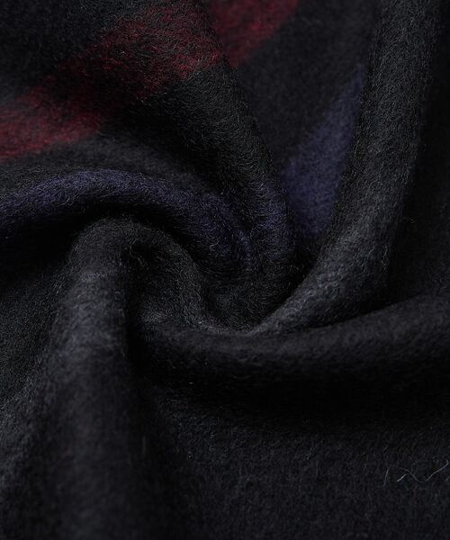 ABAHOUSE / アバハウス マフラー・ショール・スヌード・ストール | チェック＆ストライプ　ウールマフラー | 詳細10