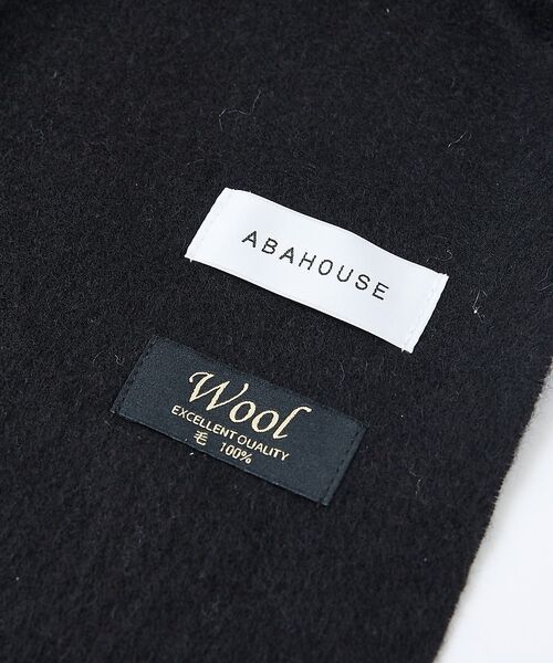 ABAHOUSE / アバハウス マフラー・ショール・スヌード・ストール | チェック＆ストライプ　ウールマフラー | 詳細12