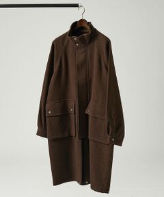 ABAHOUSE / アバハウス ステンカラーコート | 【Traditional Weatherwear】ELGIN LONG エルガン