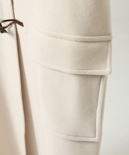 ABAHOUSE / アバハウス ダッフルコート | 【MONTGOMERY/モンゴメリー】 Kennington パイル メルトン | 詳細5