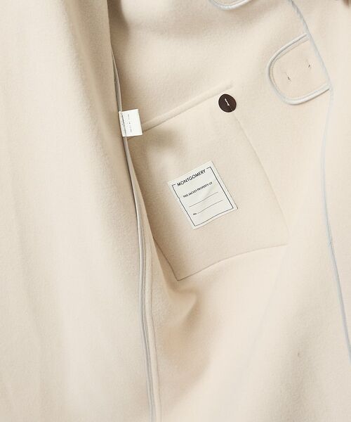 ABAHOUSE / アバハウス ダッフルコート | 【MONTGOMERY/モンゴメリー】 Kennington パイル メルトン | 詳細6